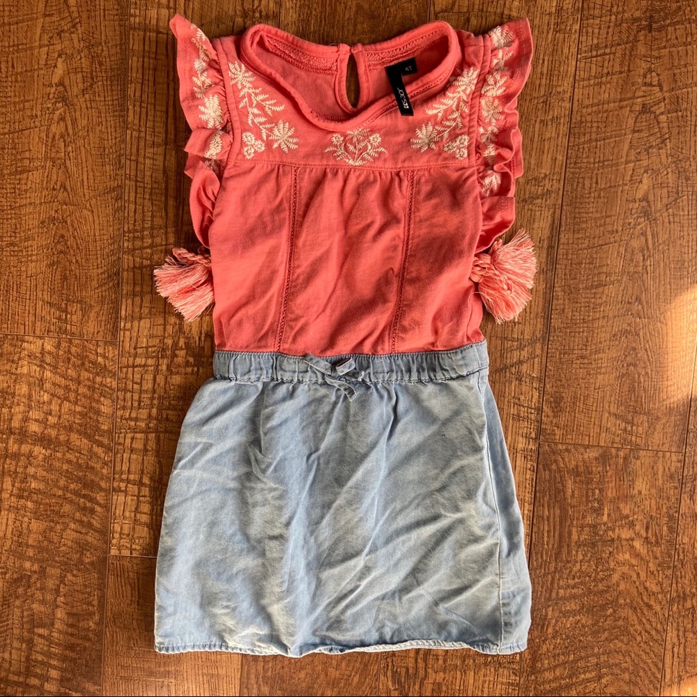 Girl’s 4T Joe Jeans dress with boho embroidery